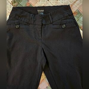 Flirtatious Young Contemporary Black Dress Pants- Size 1